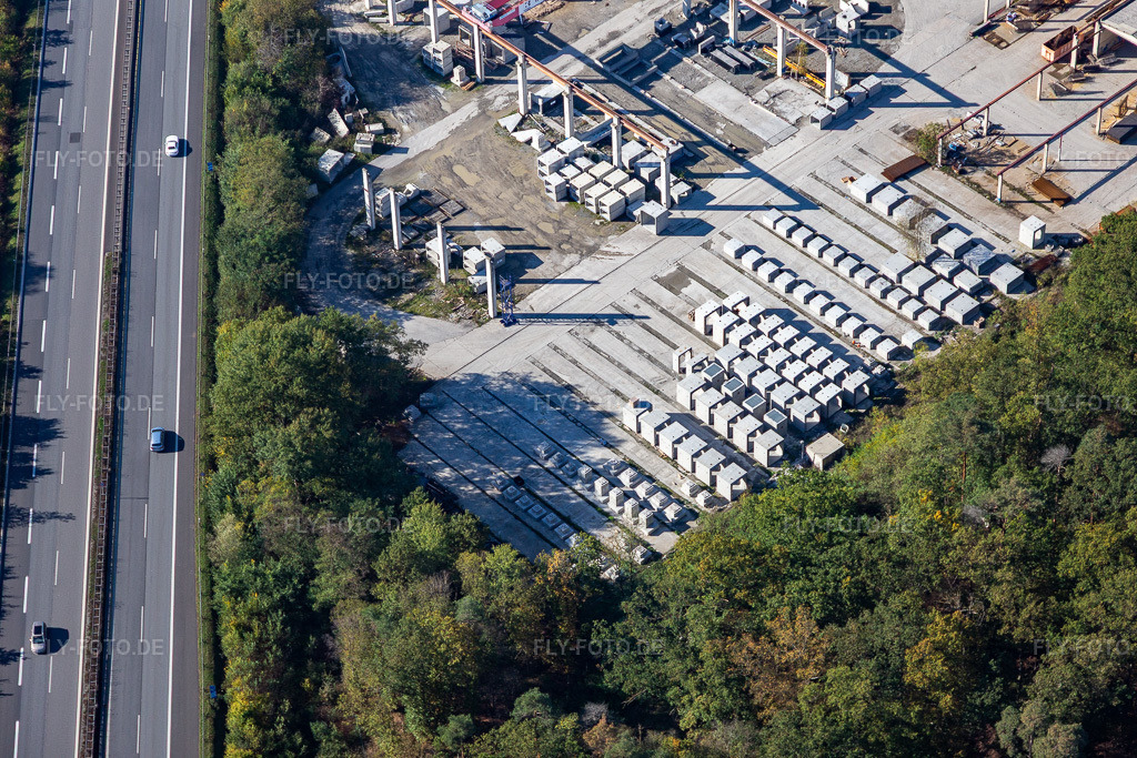Luftbild: Kleihues Betonteile in Sennfeld im Bundesland Bayern in Deutschland. Foto: IMG_119653.jpg vom 26.10.2019 durch Werner Riehm/FLY-FOTO.de