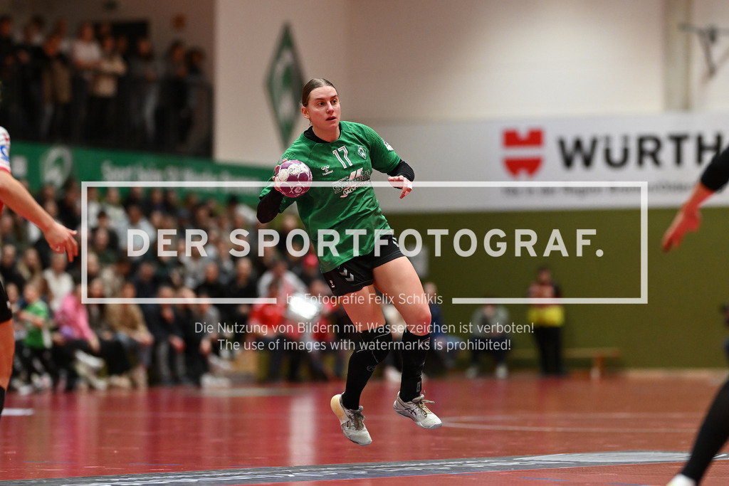 Handball I Frauen I Saison 2024-2025 I 2. Bundesliga I 11. Spieltag I SV Werder Bremen - HSV Solingen-Gräfrath 76 I 09915 | Der Sportfotograf. - Realisiert mit Pictrs.com