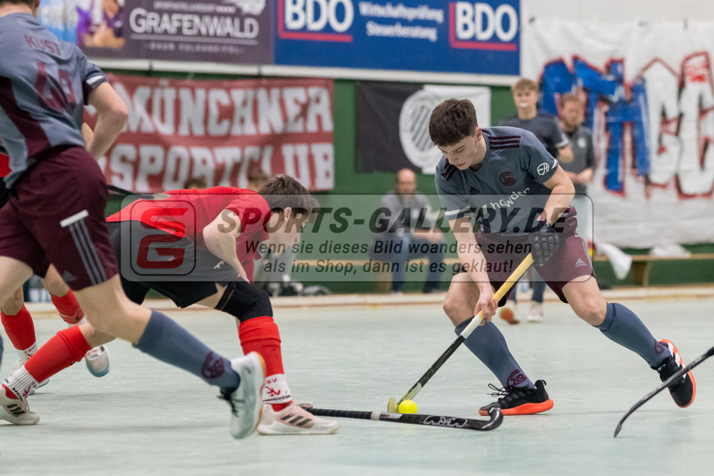 SFE_20230304_0011 | Deutsche Meisterschaft Männliche U16 Halle 2023 am 04.03.2023 in Köln (KTHC Stadion Rot-Weiss Köln Tennis and Hockey Club), Photo: Stephan Fehrmann 2022 (Sports-Gallery)