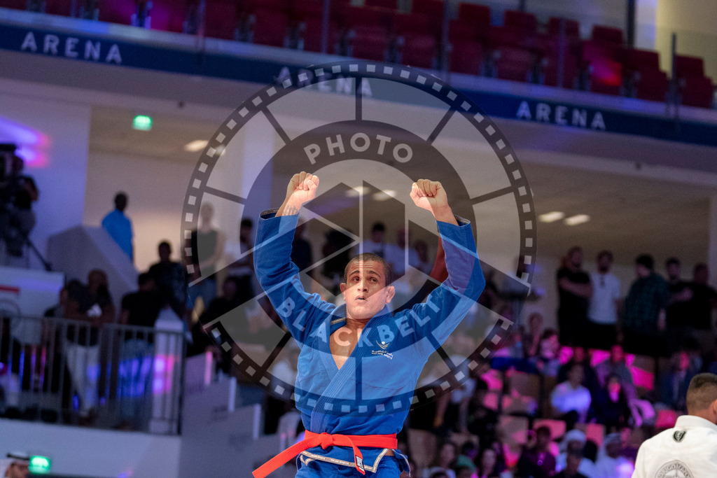 20231107PBB5260 | Fighters compete during the AJP World Master Championship in the Mubadala Arena in Abu Dhabi, Arab United Emirates, on November 7, 2023.