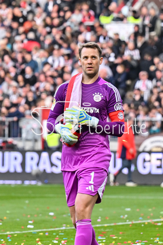 FC St. Pauli - FC Bayern München | ST. PAULI, DEUTSCHLAND - 11. APRIL: im Bild Manuel NEUER (FC Bayern Munich 1) / Einzelfoto / Freisteller während dem Bundesligamatch zwischen dem FC St. Pauli und dem FC Bayern München am 29. Spieltag im Millerntor Stadion / DFL REGULATIONS PROHIBIT ANY USE OF PHOTOGRAPHS AS IMAGE SEQUENCES AND/OR QUASI-VIDEO