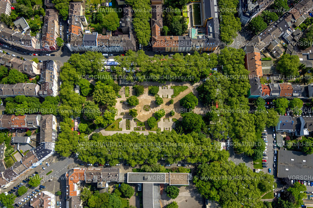Dortmund240507259 | Luftbild, grüne Lunge Nordmarkt mit Bäumen und Gartenanlagen, Nordmarkt, Dortmund, Ruhrgebiet, Nordrhein-Westfalen, Deutschland