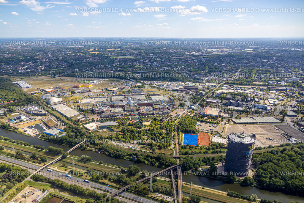 Oberhausen220800556 | Luftbild, Westfield Centro Oberhausen, Neue Mitte Einkaufszentrum, Gasometer, Borbeck, Oberhausen, Ruhrgebiet, Nordrhein-Westfalen, Deutschland
