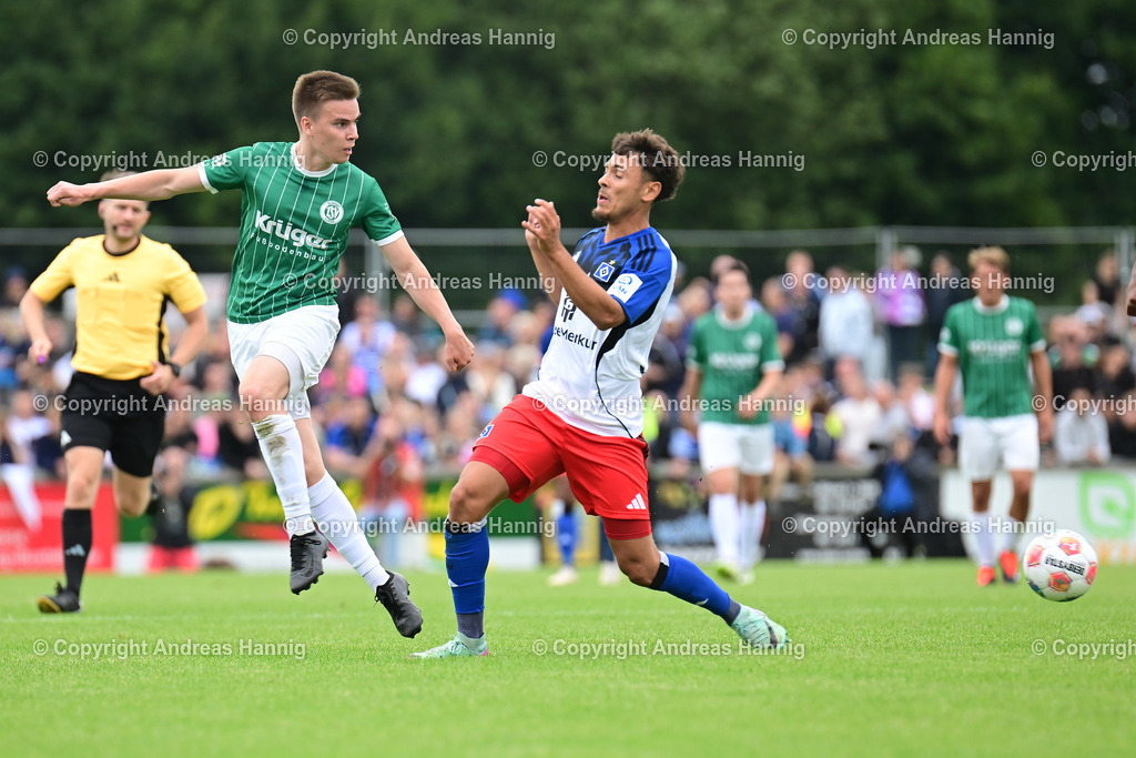 Fußball I Herren I Testspiel  I TSV Elstorf - Hamburger SV I 5.7.2025 | a-hannig - Realisiert mit Pictrs.com