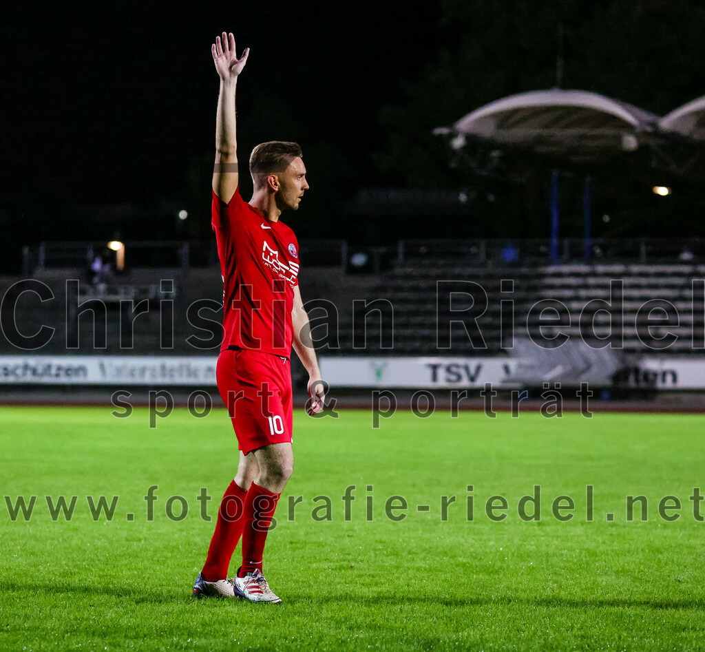 2023-09-01_088_SC_Baldham-Vaterstetten_gegen_TSV_1877_Ebersberg | Vaterstetten, Deutschland, 01.09.2023:
Fußball, Kreisliga 2023 / 2024, 3. Spieltag, SC Baldham-Vaterstetten gegen TSV 1877 Ebersberg, Ergebnis: 1:2

Fabian Kreissl (SC Baldham-Vaterstetten, #10)

Foto: Christian Riedel / fotografie-riedel.net