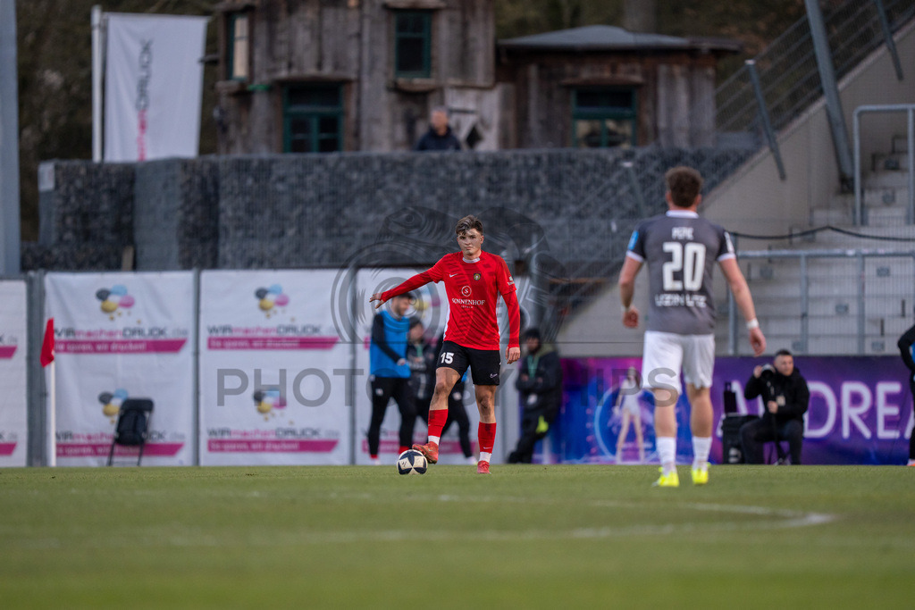 SG Sonnenhof Grossaspach vs. SSV Ulm 1846 Fussball, Fussball, WFV-Pokal, Viertelfinale, 01.04.2026 | Antonis Aidonis (SG Sonnenhof Grossaspach, #15),SG Sonnenhof Grossaspach vs. SSV Ulm 1846 Fussball, Fussball, WFV-Pokal, Viertelfinale, 01.04.2026