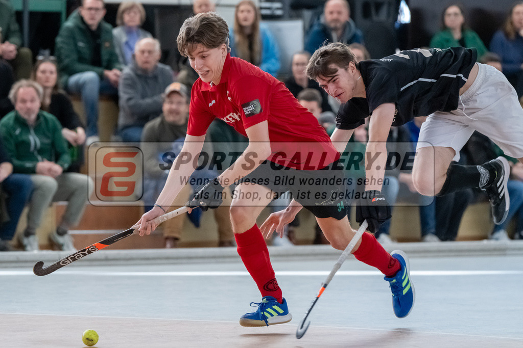 HK_20250202_102367 | 2. Bundesliga Halle Herren Club Raffelberg - Schwarz Weiss Köln am 2.2.2025 Halle am Raffelberg, Duisburg ,