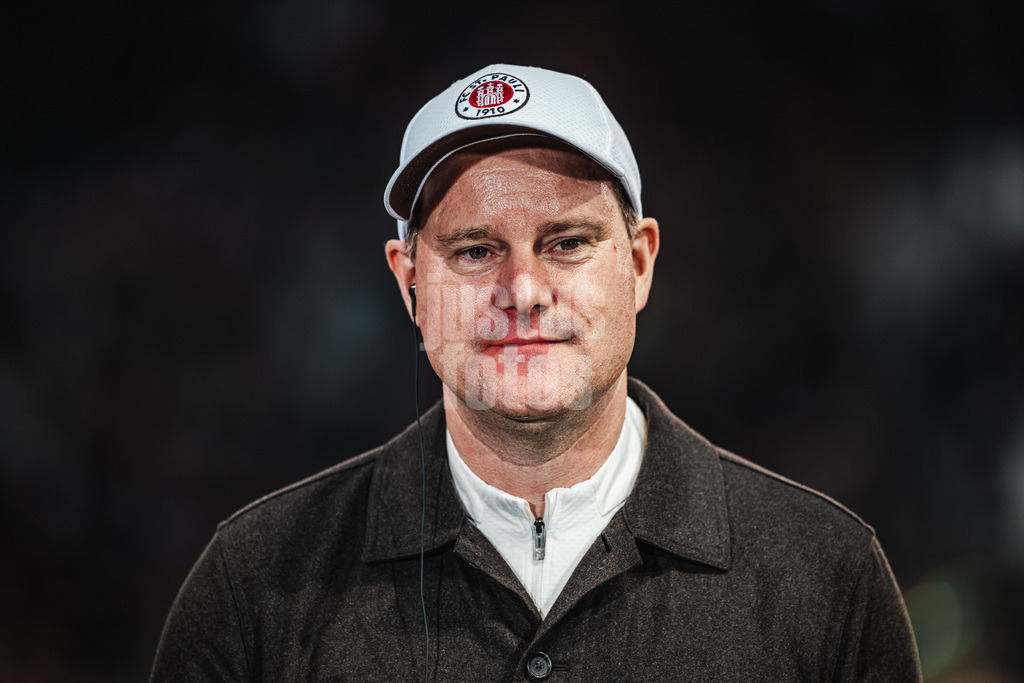 Fußball | Männer | Saison 2025/2026  | Fußball-Bundesliga | 30. Spieltag | FC St. Pauli vs. 1. FC Köln | 17.04.2026 | Oke Göttlich (Präsident FC St. Pauli) im Interview
