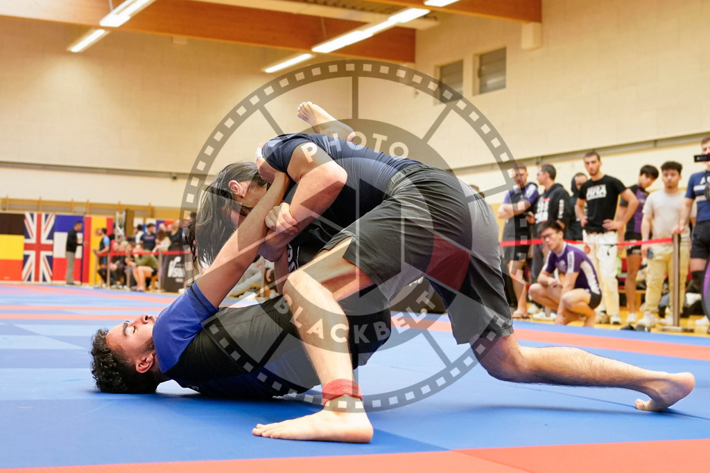 20240203PBB09164 | Fighters compete during the Brazilian Jiu-Jitsu Championship of the AJP Tour in Maintal by Frankfurt am Main, Germany, on February 2, 2024.