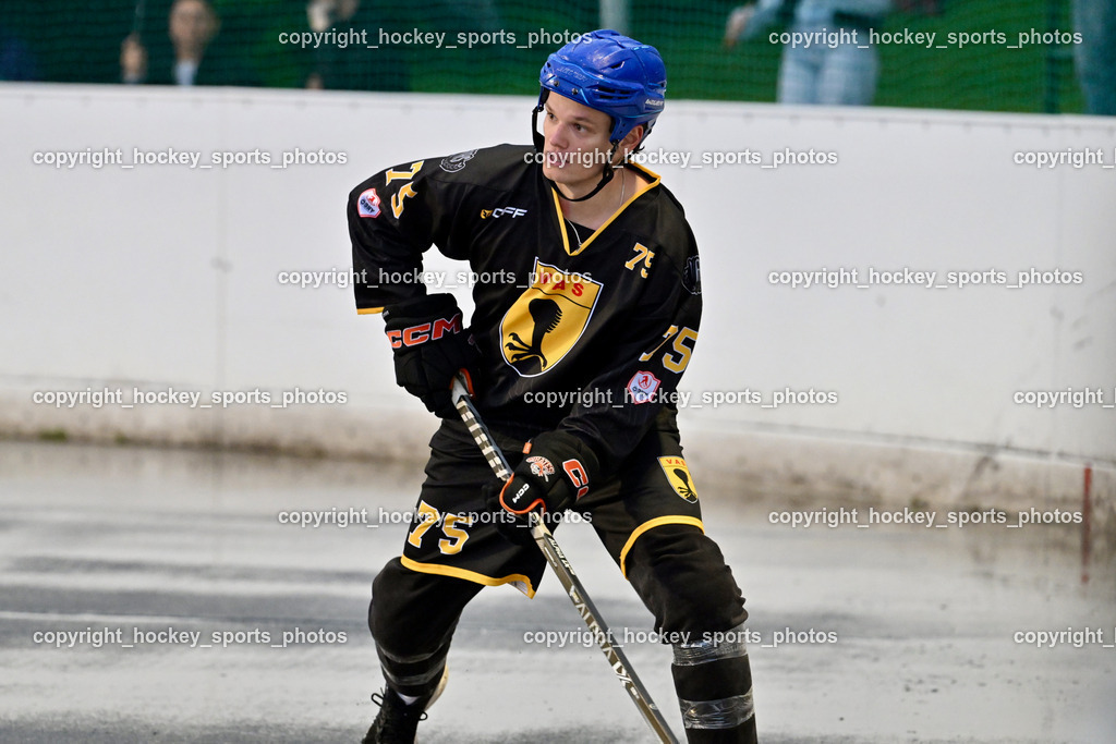 VAS Ballhockey Villach vs. ASKÖ Villach Ballhockey | #75 Wohlfahrt Benedikt, VAS Ballhockey Villach vs. ASKÖ Villach Ballhockey, VAS Ballhockey Villach vs. ASKÖ Villach Ballhockey am 28.05.2025 in Villach (Alpen Arena ), Austria, (Photo by Bernd Stefan)