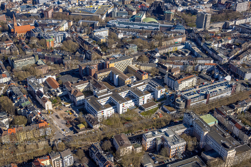 Dortmund250300407 | Luftbild, Klinikum Dortmund gGmbH, Beurhausstraße, City, Dortmund, Ruhrgebiet, Nordrhein-Westfalen, Deutschland