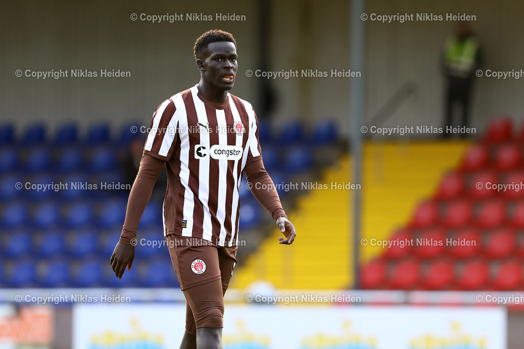 NH_FCStPauliU23_BWLohne_RegionalligaNord_01032026 | #3 Muhammad Dahaba (FC St. Pauli U23)Fußball I Herren I Regionalliga Nord I Saison 2025-2026 I 24. Spieltag I FC St. Pauli U23 - Blau-Weiß Lohne I 01.03.2026 I Edmund-Plambeck-Stadion