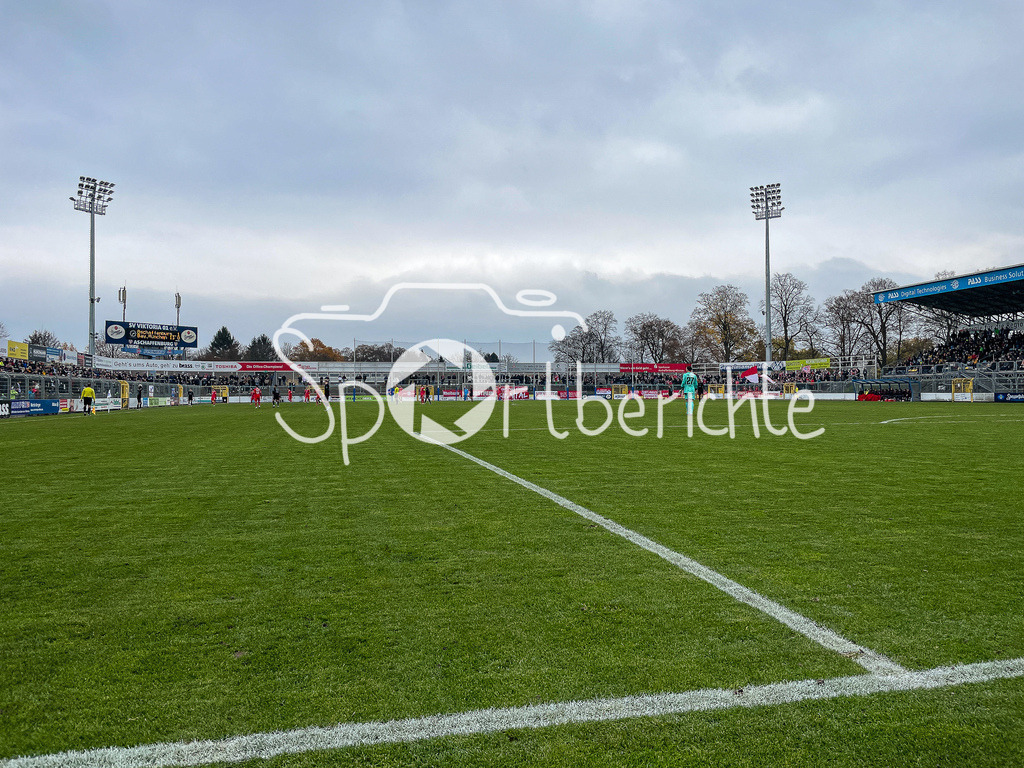 SV Vikoria Aschaffenburg - FC Bayern Amateure | Das Stadion am Schoenbusch von Aschaffenburg / Stadion am Schönbusch / Aschaffenburg / Symbolbild / Stadionfoto / Stadionbild / Symbolbild