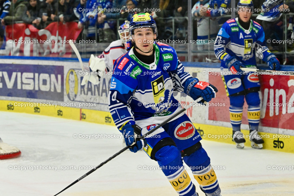 EC IDM WÄRMEPUMPEN VSV vs. EC Red Bull Salzburg | #74 COATTA Max EC VSV, EC IDM WÄRMEPUMPEN VSV vs. EC Red Bull Salzburg, EC IDM WÄRMEPUMPEN VSV vs. EC Red Bull Salzburg am 17.01.2025 in Villach (Stadthalle Villach), Austria, (Photo by Bernd Stefan)