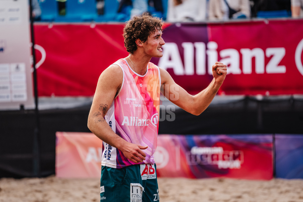 Beachvolleyball | Frauen | Allianz German Beach Tour 2025 | Tourstop Hamburg | 30.05.2025 | Hennes Nissen jubelt