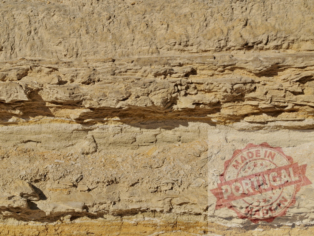 Natural textured rock layers showing geological strata | Close-up view of natural sedimentary rock layers with earthy textures - Realized with Pictrs.com