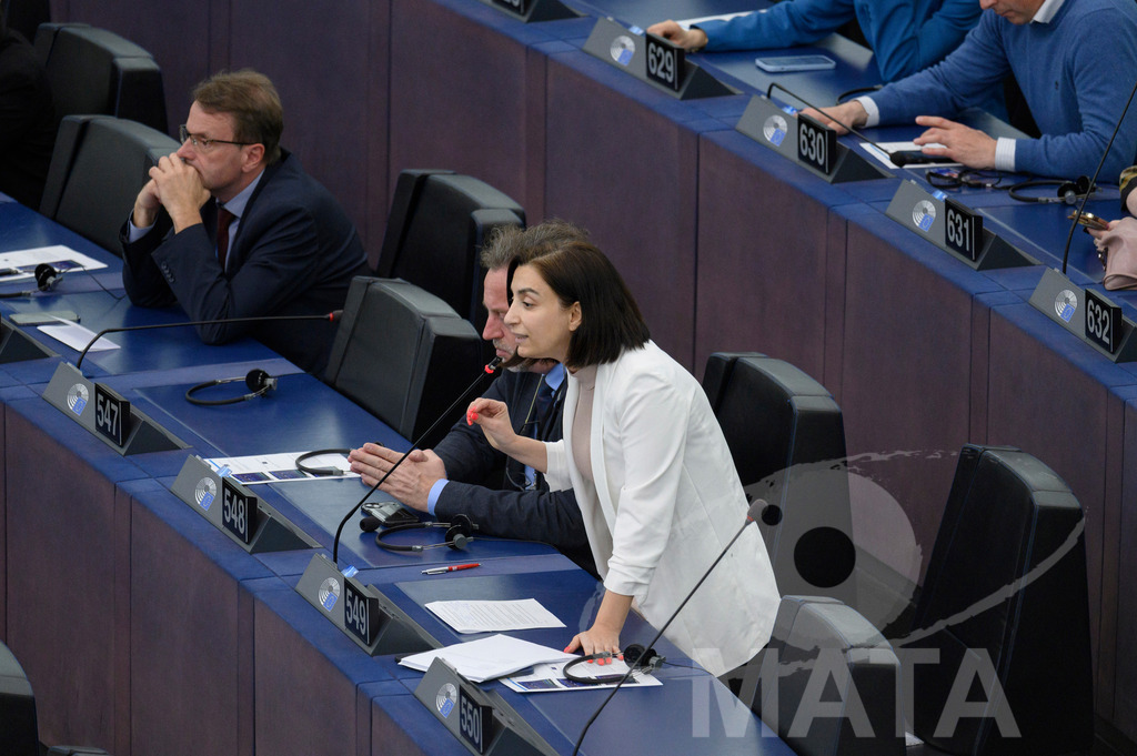 _DWI0253 | Evin Incir, MdEP (2019-2024), Arbetarepartiet- Socialdemokraterna, Schweden bei der letzte Plenarsitzung. Das Europäische Parlament in Straßburg, 22.04.2024
 - Realisiert mit Pictrs.com