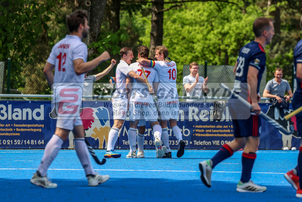 MJ_2023-05-13 Herren CHTC - MHC-24 | Masi Pfandt (Crefelder HTC #77) &amp; Niklas Wellen (Crefelder HTC #10), Crefelder HTC - Mannheimer HC am 13.5.2023 in der Gerd-Wellen-Sportanlage, Krefeld
