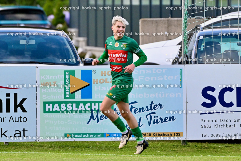 Dellach Gail vs. Rapid Lienz | #16 Sandro Unterreiner Rapid Lienz, Dellach Gail vs. Rapid Lienz, Dellach Gail vs. Rapid Lienz am 26.04.2024 in Dellach (Sportplatz Dellach Gail), Austria, (Photo by Bernd Stefan)