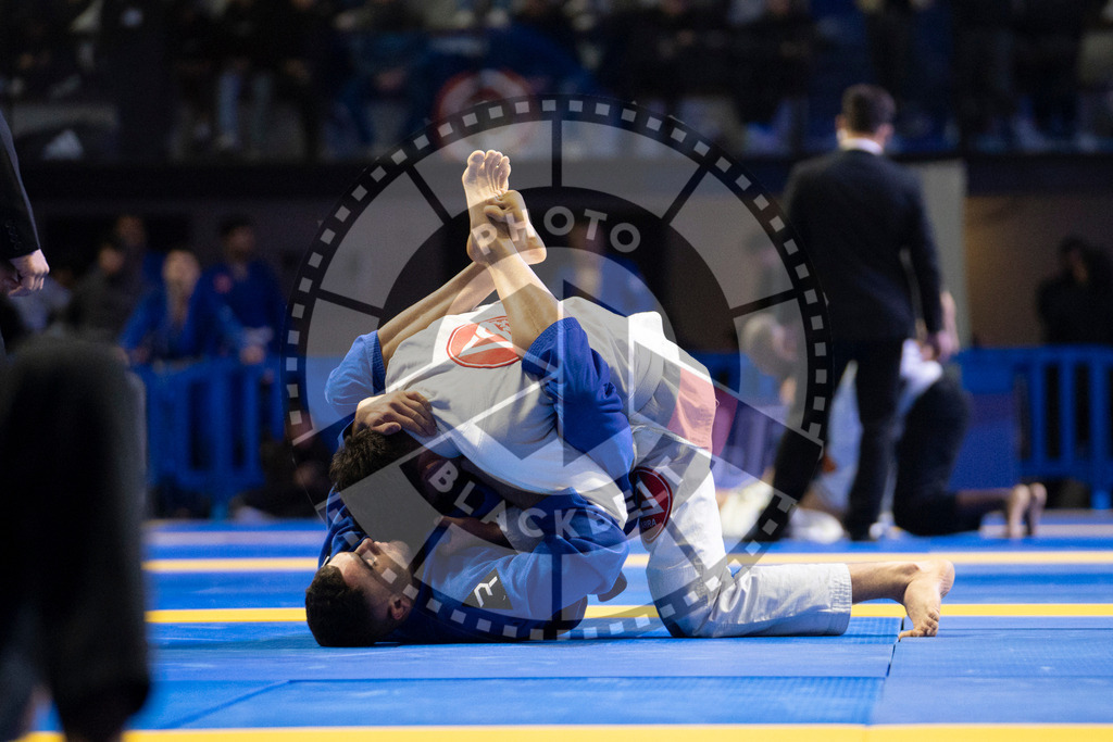 20240119PBB0889 | Fighters compete during the IBJJF European Championship in Paris, France, on January 19, 2024.