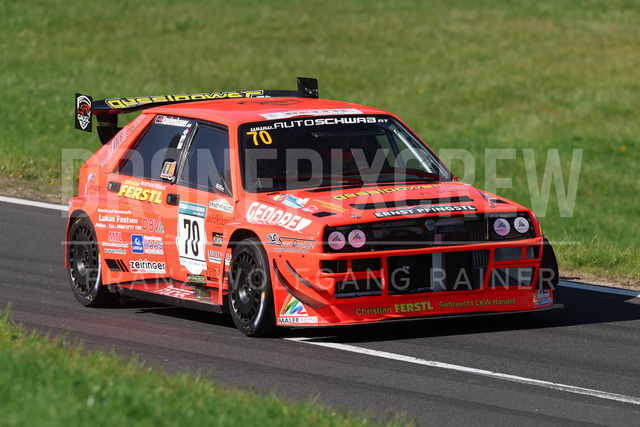 FIA European Hill Climb Championship – Rechberg 2026 | FIA European Hill Climb Championship at Rechberg, held from 24 to 26 April 2026 near Tulwitz, Styria, Austria. The image shows Felix PAILER (AUT) Lancia Delta Integrale Evo.