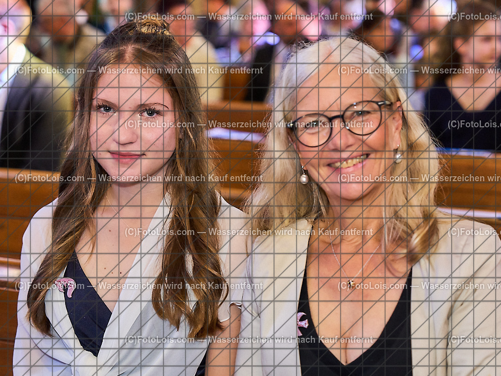 ALP0506_PfarrFirmung Wieselburg_Firmling-PateIn | (C)FotoLois.com, Alois Spandl, Firmung in der Pfarrkirche Wieselburg mit Generalvikar Dr. Christoph Weiss, Dechant Pfarrer Daniel Kostrzycki und Monignore Franz Dammerer, Sa 15. Juni 2024.