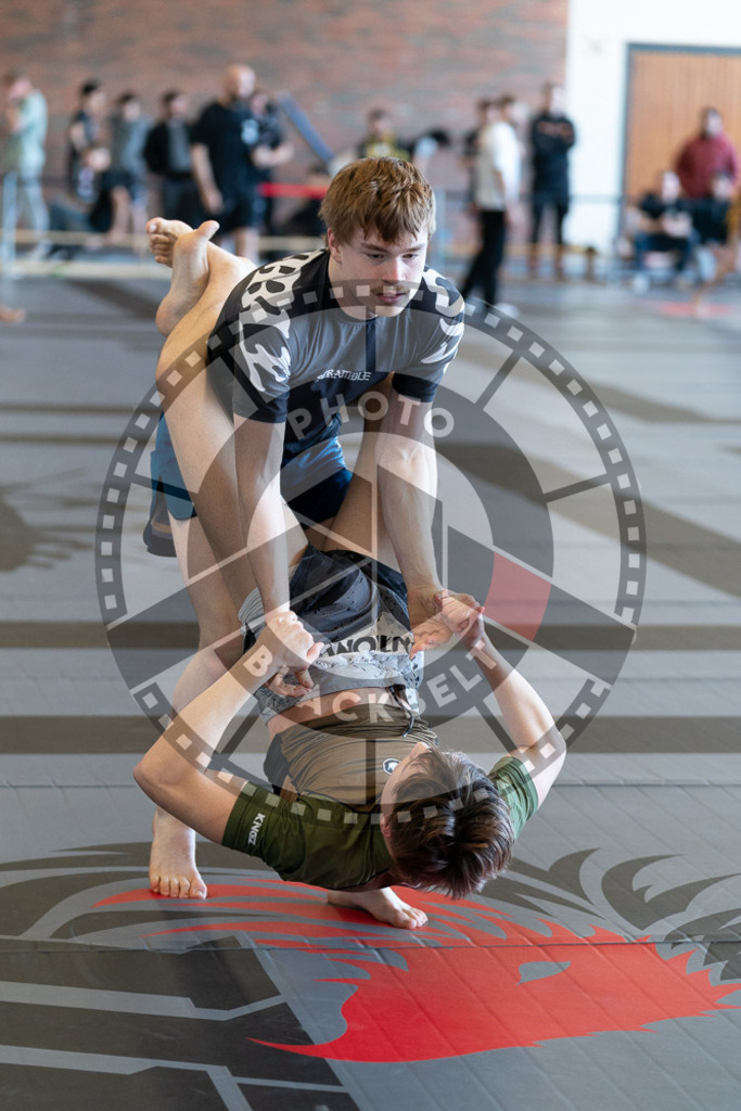 20250329PBB0451 | Fighters compete during the International Luta Livre (ILLCS) Germany IX Spring 2025 Competition spring on March 29, 2025 in Hannover, Germany.© Chiara Dazi