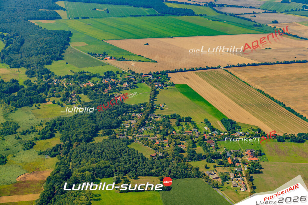 Luftaufnahme Rambow Lenzen - Die Luftaufnahme wurde 2025 vom UL-Flugzeug heraus erstellt ( ohne Drohne ) - Hochauflösende Luftaufnahme - für professionelle Ausdrucke geeignet. Die Geschenkidee !Mit Lizenz und Bildrechte bestellbar