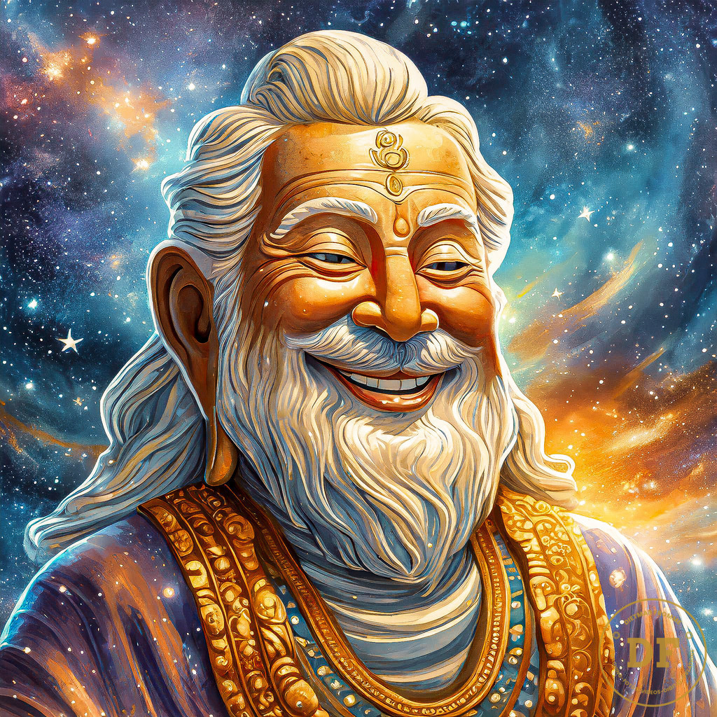 20250326-M-10-Lächelnder Yogi Opi - Smiling Yogi Grandfather | Geschenke, Wandbilder und Accessoires mit Motiven aus Dresden und anderen schönen Orten zur Verschönerung Deines zu Hauses und zum verschenken gewünscht? Wähle Deine Lieblingsbild auf dem Produkt Deiner Wahl. 