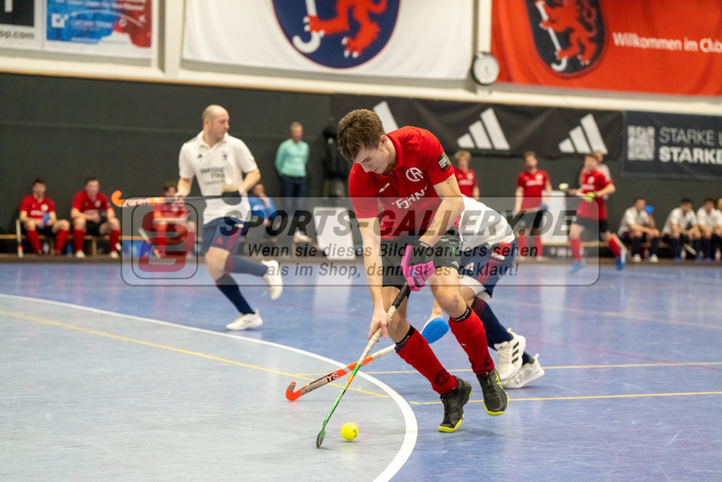 HK_20250201_102200 | 2. Bundesliga Halle Herren Düsseldorfer HC - Club Raffelberg am 1.2.2025 Halle am Seestern, Düsseldorf ,