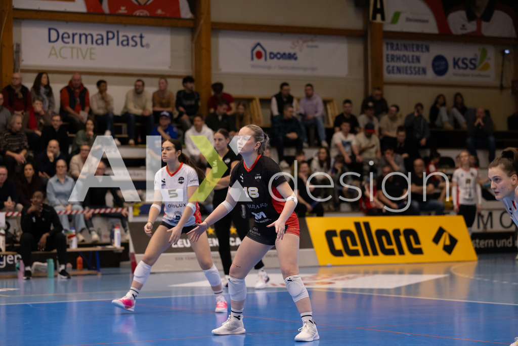 Volleyball I Frauen I Saison 2025-2026 I Volleyball NLA | Women I 1/4 Finals I VC Kanti Schaffhausen - BIWI Volleyball Franches-Montagnes I 21.02.2026 | 18 Kimy Chappatte (CH) (BIWI VFM) – Libero - Realisiert mit Pictrs.com
