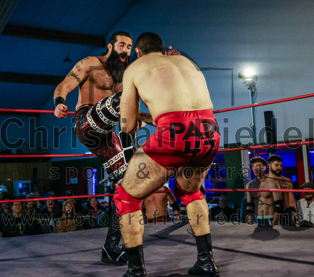 2023-11-11_096_Erding_Wrestlingshow | Erding, Deutschland, 11.11.2023:
Wrestling, Saison 2023, EWS Wrestling ERDING

Foto: Christian Riedel / fotografie-riedel.net