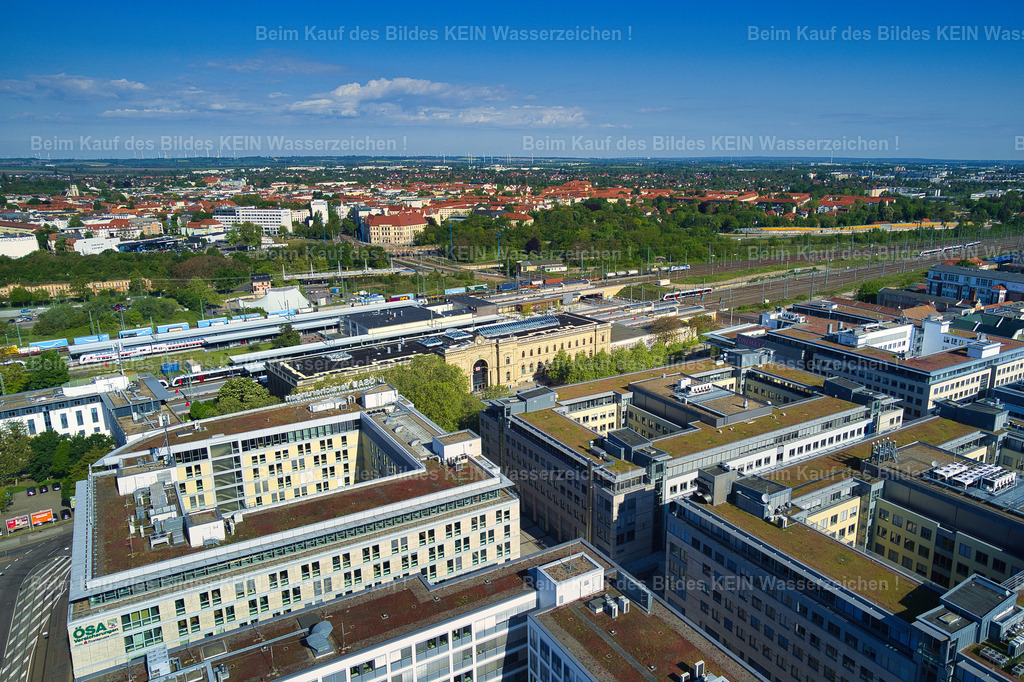 City_Carre_Bahnhof_Leiterstraße_0018 | Luftbild Magdeburg City Carre und Hauptbahnhof - Realisiert mit Pictrs.com