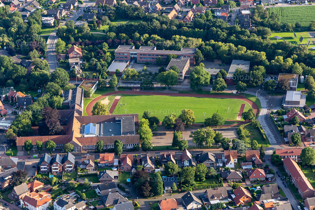 Luftbild: Widukindstadion in Vreden im Bundesland Nordrhein-Westfalen in Deutschland. Foto: IMG_007975.jpg vom 12.07.2020 durch Werner Riehm/FLY-FOTO.de