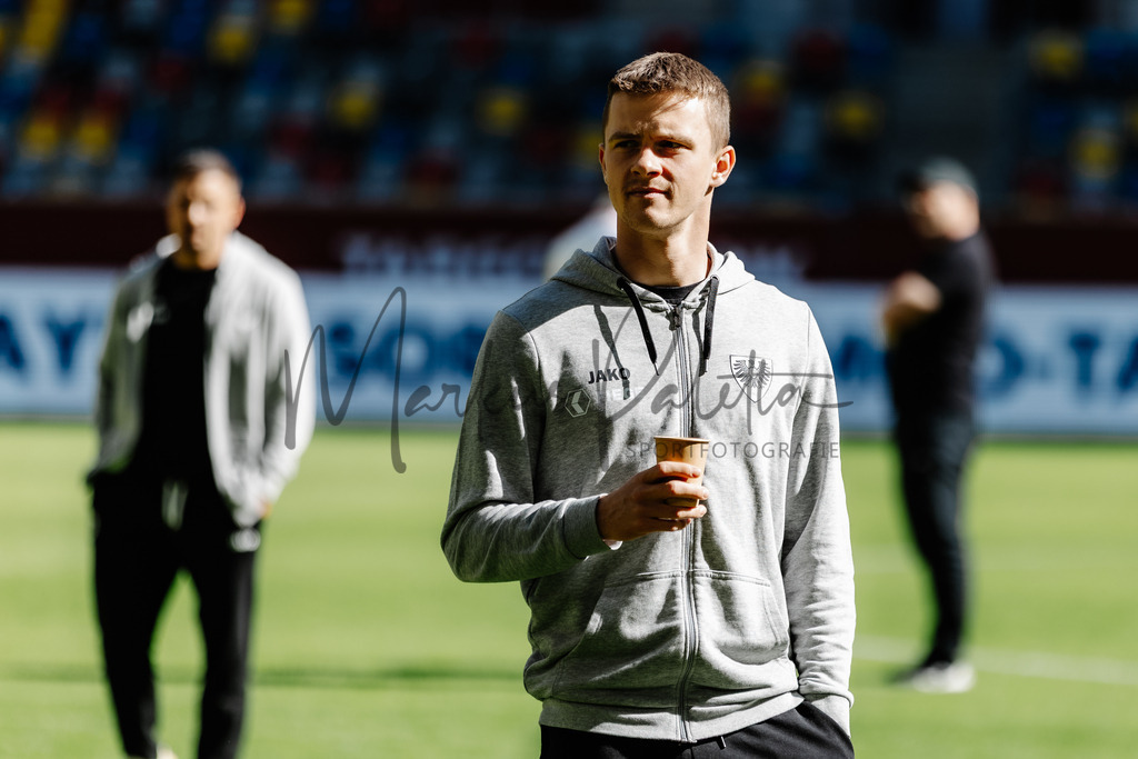 2. Bundesliga, Saison 2024/25, 28. Spieltag: Fortuna Düsseldorf - SC Preußen Münster | Düsseldorf, 05.04.2025: 2. Bundesliga, 28. Spieltag, Fortuna Düsseldorf gegen SC Preußen Münster in der Merkur Spiel-Arena in Düsseldorf. Foto: sportfotografie.ms | Markus Paletta - Realisiert mit Pictrs.com