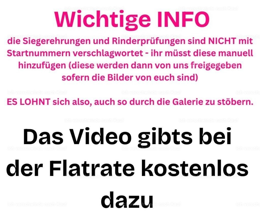 Bei Kauf der Startnummerflatrate gibts das Video als Geschenk on top | working equitationturnier fotograf videograf stoibphotography marixx film working equitation deutschland reitsport turnierfotografie eventfotografie equestrian events