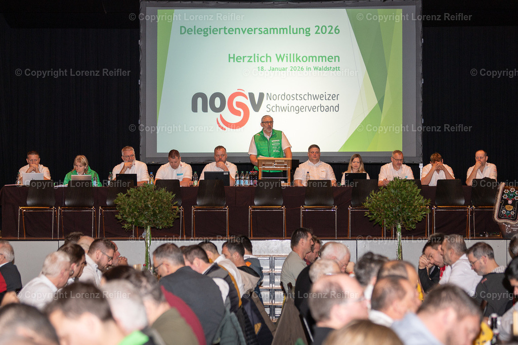 Schwingen -  NOSV DV 2026 | Waldstatt, 18.1.26, Schwingen - NOSV DV.