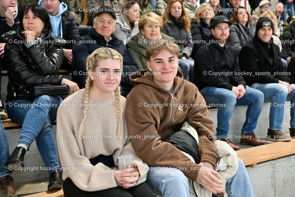 EC Hornets Spittal vs. USC Piraten Velden 18.2.2024 | Besucher Eishalle Spittal an der Drau, EC Hornets Spittal vs. USC Piraten Velden 18.2.2024, EC Hornets Spittal vs. USC Piraten Velden 18.2.2024 am 18.02.2024 in Spittal an der Drau (Eissportzentrum Spittal), Austria, (Photo by Bernd Stefan)