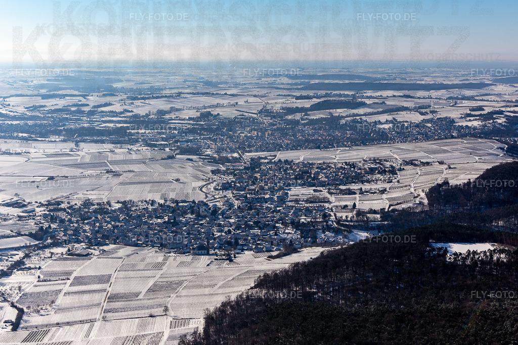Winterluftbild im Schnee | Luftbild: Winterluftbild im Schnee in Oberotterbach im Bundesland Rheinland-Pfalz in Deutschland. Foto: IMG_124374.jpg vom 11.02.2021 durch ©2025 Werner Riehm fly-foto.de/copyright - Realisiert mit Pictrs.com