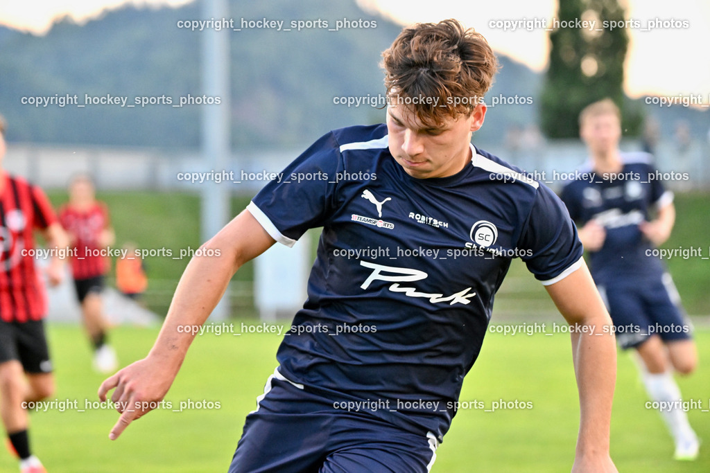 SC St. Veit vs. FC Nussdorf Debant | #18 Lukas Unterweger SC St. Veit, SC St. Veit vs. FC Nussdorf Debant, SC St. Veit vs. FC Nussdorf Debant am 22.08.2025 in St. Veit an der Glan (Jacques Lemans Arena), Austria, (Photo by Bernd Stefan)