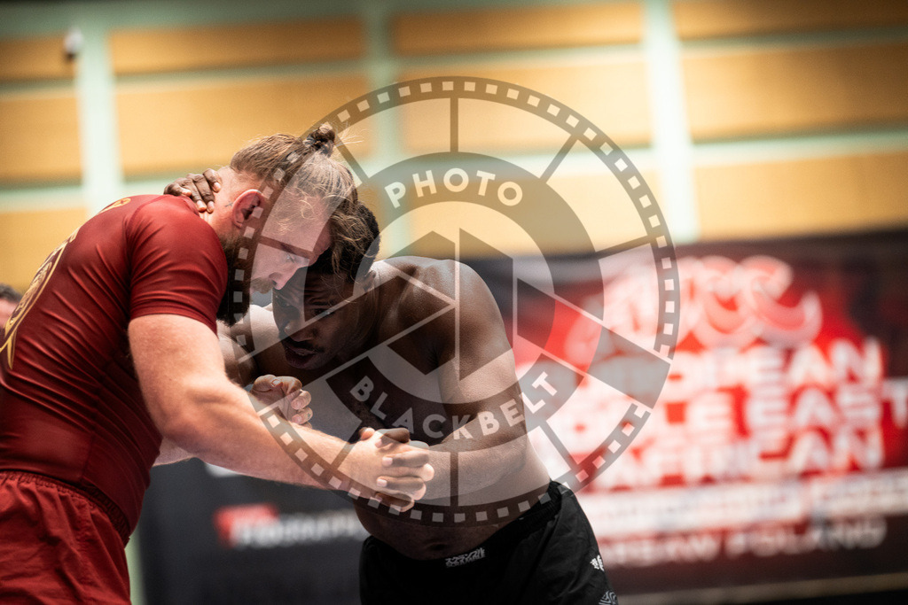 20250906PBB4135 | Fighters compete during the ADCC European Trials  competition in Warsaw, Poland, on September 6, 2025.