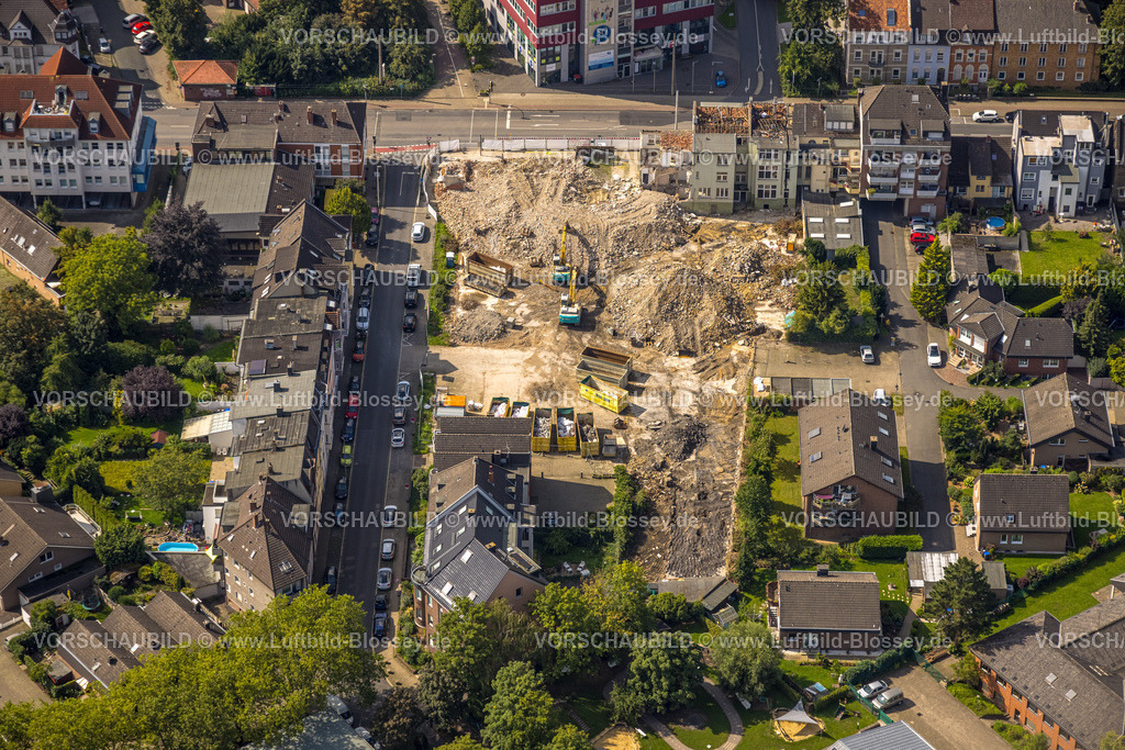 Hamm230900318 | Luftbild, Baustelle an der Werler Straße gegenüber dem EVK evang. Krankenhaus Hamm, Mitte, Hamm, Ruhrgebiet, Nordrhein-Westfalen, Deutschland