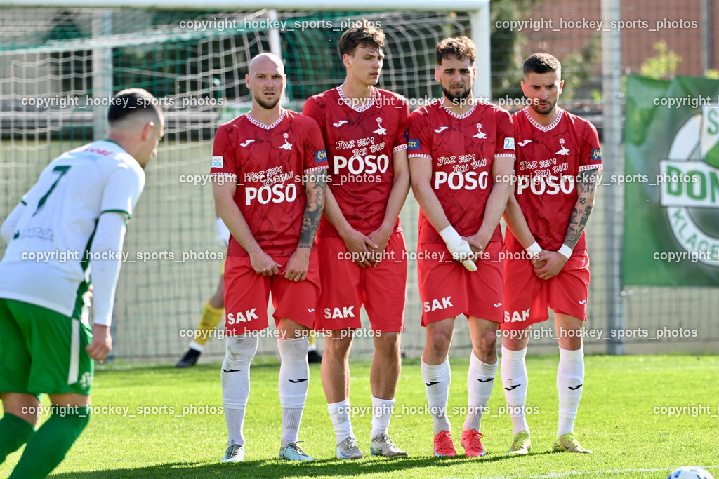 SV Donau Klagenfurt vs. SAK | #21 Zan Benedicic SAK, #11 Luka Jerin SAK, #24 Jovan Koprivica SAK, #7 Hrvoje Jakovljevic SAK, SV Donau Klagenfurt vs. SAK, SV Donau Klagenfurt vs. SAK am 11.04.2026 in Klagenfurt (Sportplat Donau ), Austria, (Photo by Bernd Stefan)