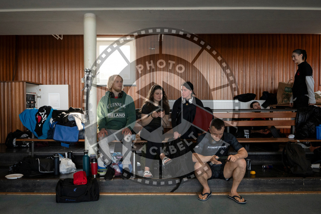 20240309PBB6322 | Fighters compete during the International Luta Livre (ILLCS) Spring Championship in Hannover, Germany, on March 9, 2024.