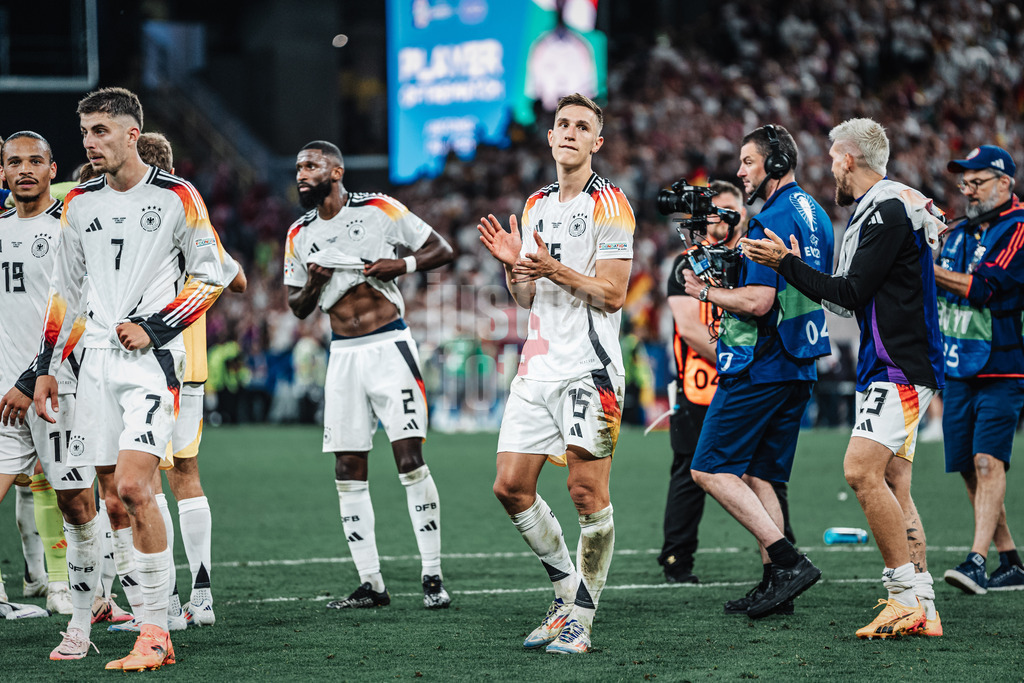 Fußball | Herren | UEFA-Fußball-Europameisterschaft 2024 | Achtelfinale | Deutschland vs. Dänemark | 29.06.2024 | Nico Schlotterbeck (#15, Deutschland)