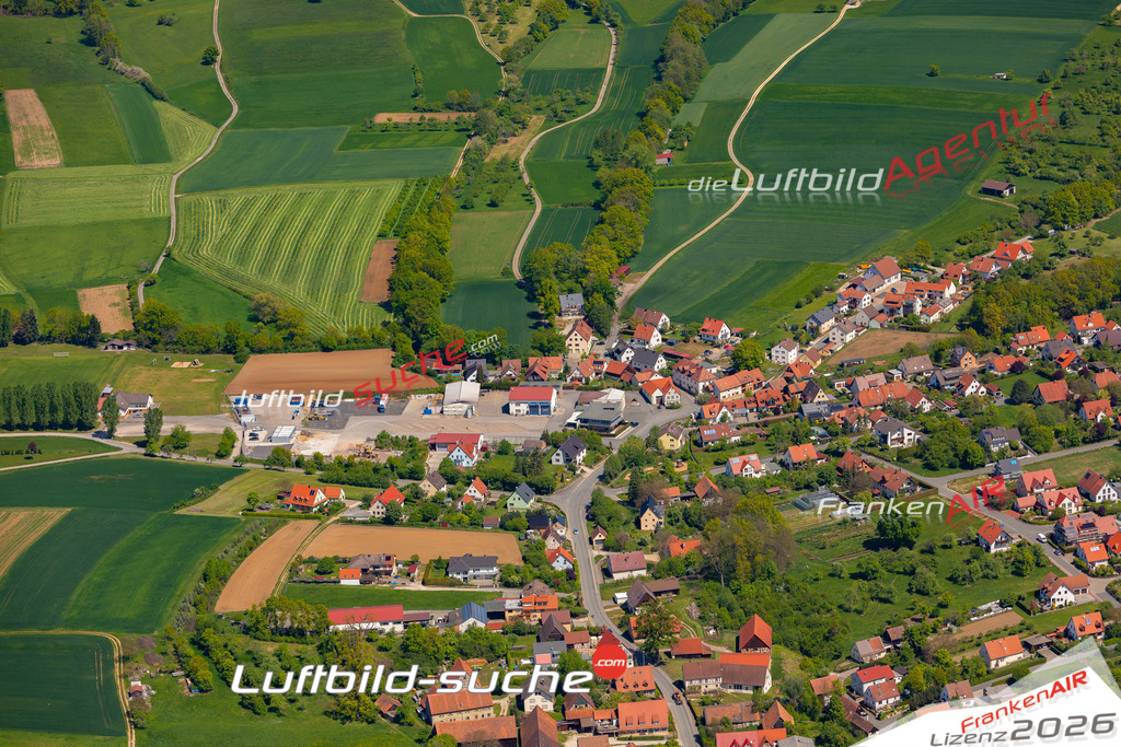 Das Luftbild der Stadt Hetzles wurde 2019 vom Flugzeug heraus erstellt (keine Drohne) Aufnahmehöhe ca.400 Meter- hohe Auflösung- beste Druck-Qualität garantiert!