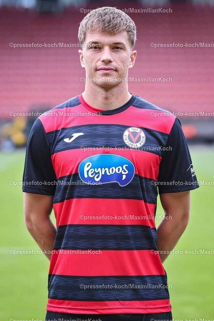 FCVK17072501023 | David Otto; FC Viktoria Köln 1904; 3.Liga, Porträttermin, 2025/2026, 17.07.2025