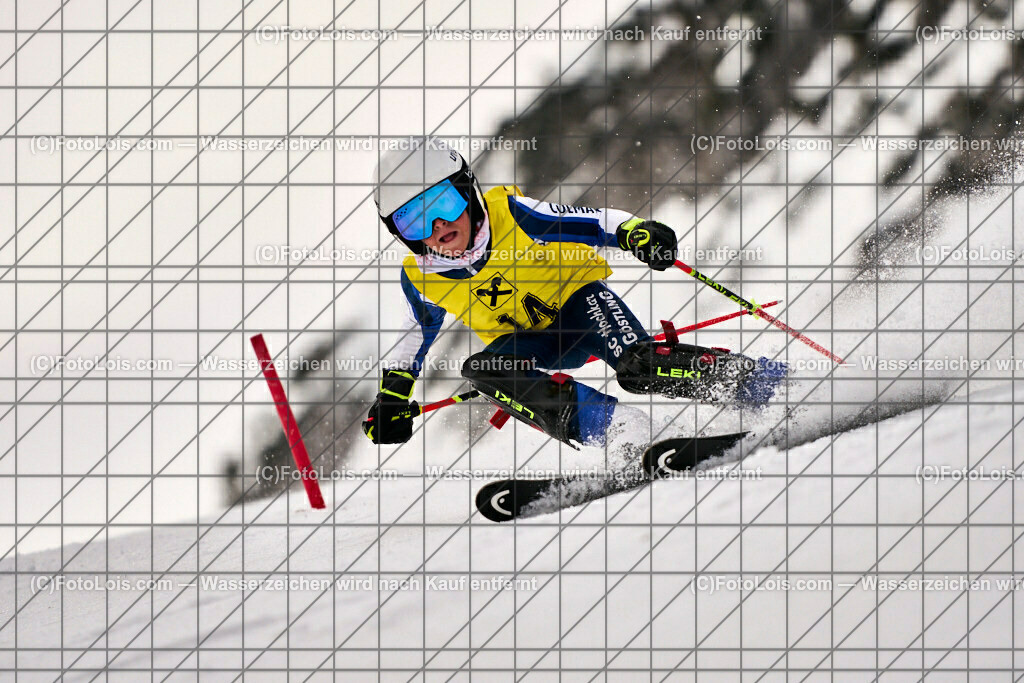 ALP7764_NOe-Kinder-LM_SL-I_Hochkar_Loebersorg Paul | (C)FotoLois.com, Alois Spandl. NÖ Kinder-Landesmeisterschaft, SLALOM im Draxlerloch am Hochkar, erster Lauf, So 18. Februar 2024.