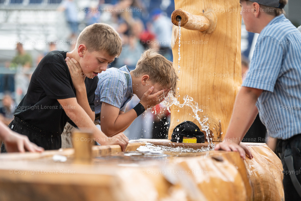 Schwingen -  Appenzeller Kantonal Nachwuchsschwingertag 2024 | Hundwil, 6.7.24, Schwingen - Appenzeller Kantonal Nachwuchsschwingertag.