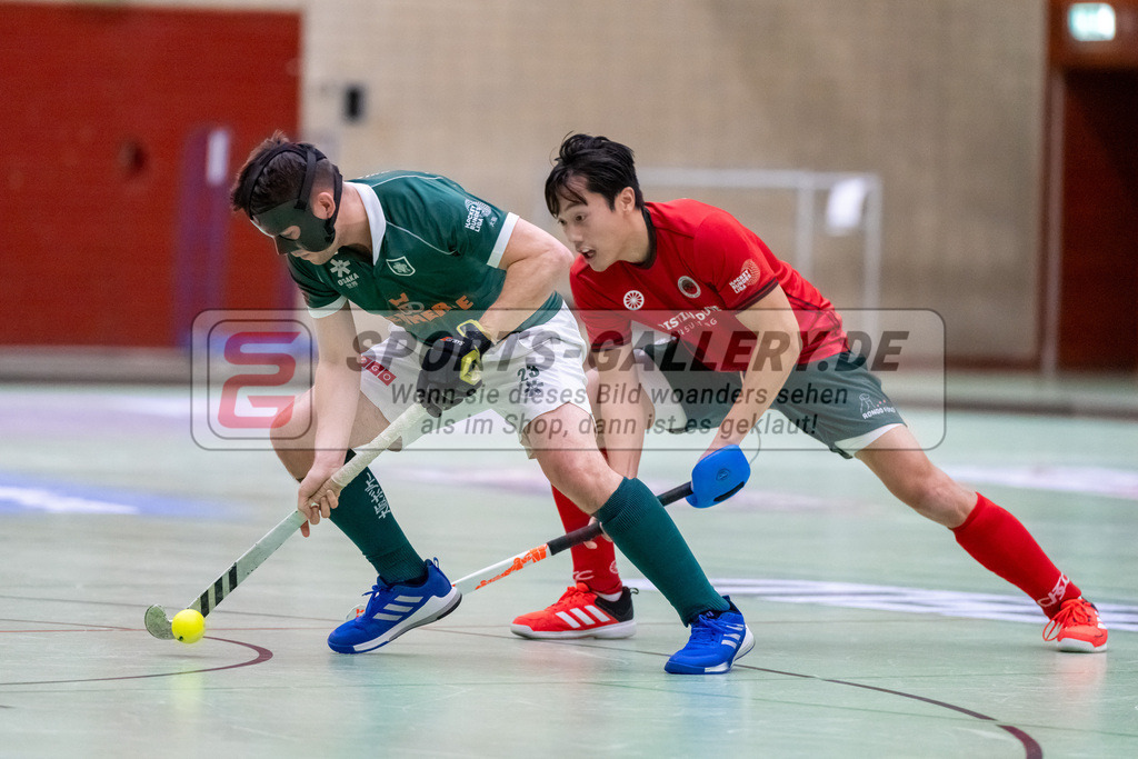HK_20250110_101254 | 1. Bundesliga Halle Herren Crefelder HTC - Uhlenhorst Mülheim am 10.1.2025 Glockenspitz Halle Krefeld, Krefeld ,